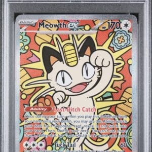 Pokemon TCG, 2026 Pokemon Perfect Order Special Illustration Rare Meowth Ex #121 PSA 10