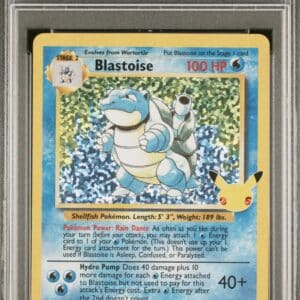 Pokemon TCG, 2021 Pokemon Celebrations Classic Collection Base Set Holo Blastoise #2 PSA 10
