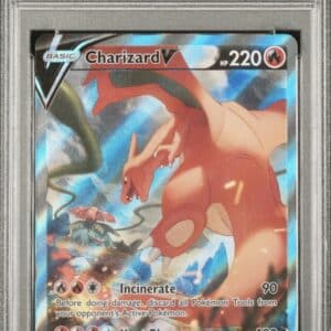 Pokemon TCG, 2022 Pokemon Sword and Shield Brilliant Stars Charizard V #154 PSA 10