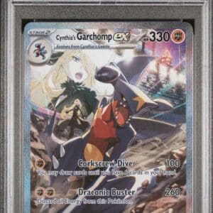 Pokemon TCG, 2025 Pokemon Scarlet and Violet Destined Rivals Special Illustration Rare Cynthia's Garchomp Ex #232 PSA 10