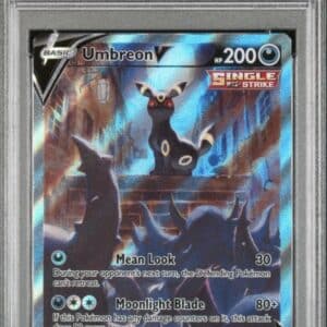 Pokemon TCG, 2021 Pokemon Sword and Shield Evolving Skies Umbreon V #189, PSA 10