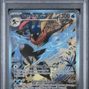 Pokemon TCG, 2024 Pokemon, Scarlet and Violet, Black Star Promo, Shrouded Fable, Special Illustration Collection, Greninja Ex #132, PSA 10