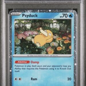 Pokemon TCG, 2025 Pokemon, Black Star Promo, Mega Evolution 3 Pack Blister, Psyduck #007, PSA 10, POP 568