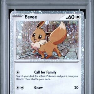 Pokemon TCG, 2025 Pokemon, Scarlet & Violet, Black Star Promos, Eevee, Cosmos/(Destined Rivals Single Blister Pack) #200, PSA 10, POP 197