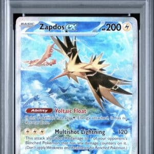 Pokemon TCG, 2023 Pokemon, Scarlet and Violet, 151, Special Illustration Rare, Zapdos Ex #202, PSA 10