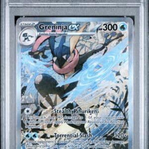 Pokemon TCG, 2024 Pokemon, Scarlet and Violet, Black Star Promo, Shrouded Fable, Special Illustration Collection, Greninja Ex #132, PSA 10