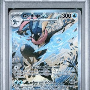 Pokemon TCG, 2024 Pokemon, Scarlet and Violet, Black Star Promo, Shrouded Fable, Special Illustration Collection, Greninja Ex #132, PSA 10