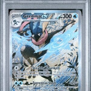 Pokemon TCG, 2024 Pokemon, Scarlet and Violet, Black Star Promo, Shrouded Fable, Special Illustration Collection, Greninja Ex #132, PSA 10