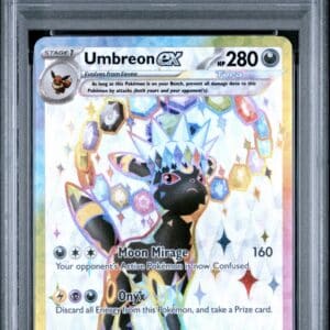 Pokemon TCG, 2025 Pokemon, Scarlet and Violet, Prismatic Evolutions, Premium Figure Collection, Umbreon Ex #176, PSA 10