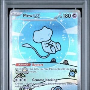 Pokemon TCG, 2024 Pokemon, Scarlet and Violet, Paldean Fates, Special Illustration Rare, Mew Ex #232, PSA 9