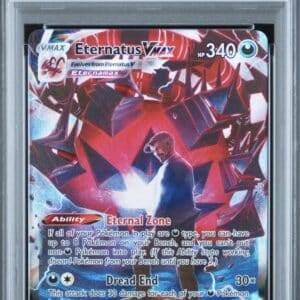 Pokemon TCG, 2022 Pokemon, Sword And Shield, Lost Origin, Trainer Gallery, Eternatus VMAX #TG22, PSA 10, POP 822