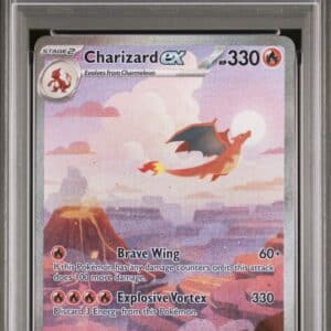 Pokemon TCG, 2023 Pokemon, Scarlet and Violet, 151, Special Illustration Rare, Charizard Ex #199, PSA 10