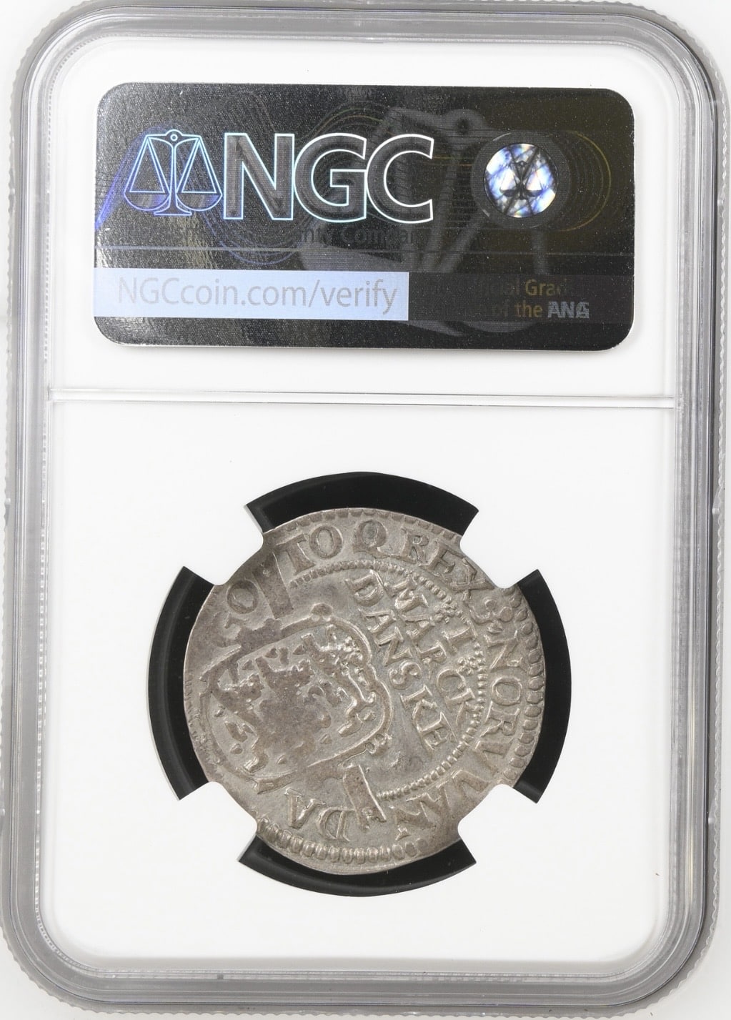 1616, 1 mark, Chr.IV, Sieg 68.3, Hede 99C, Kva. 0, Graderet AU Details OBV Spot Removals af NGC - Image 2