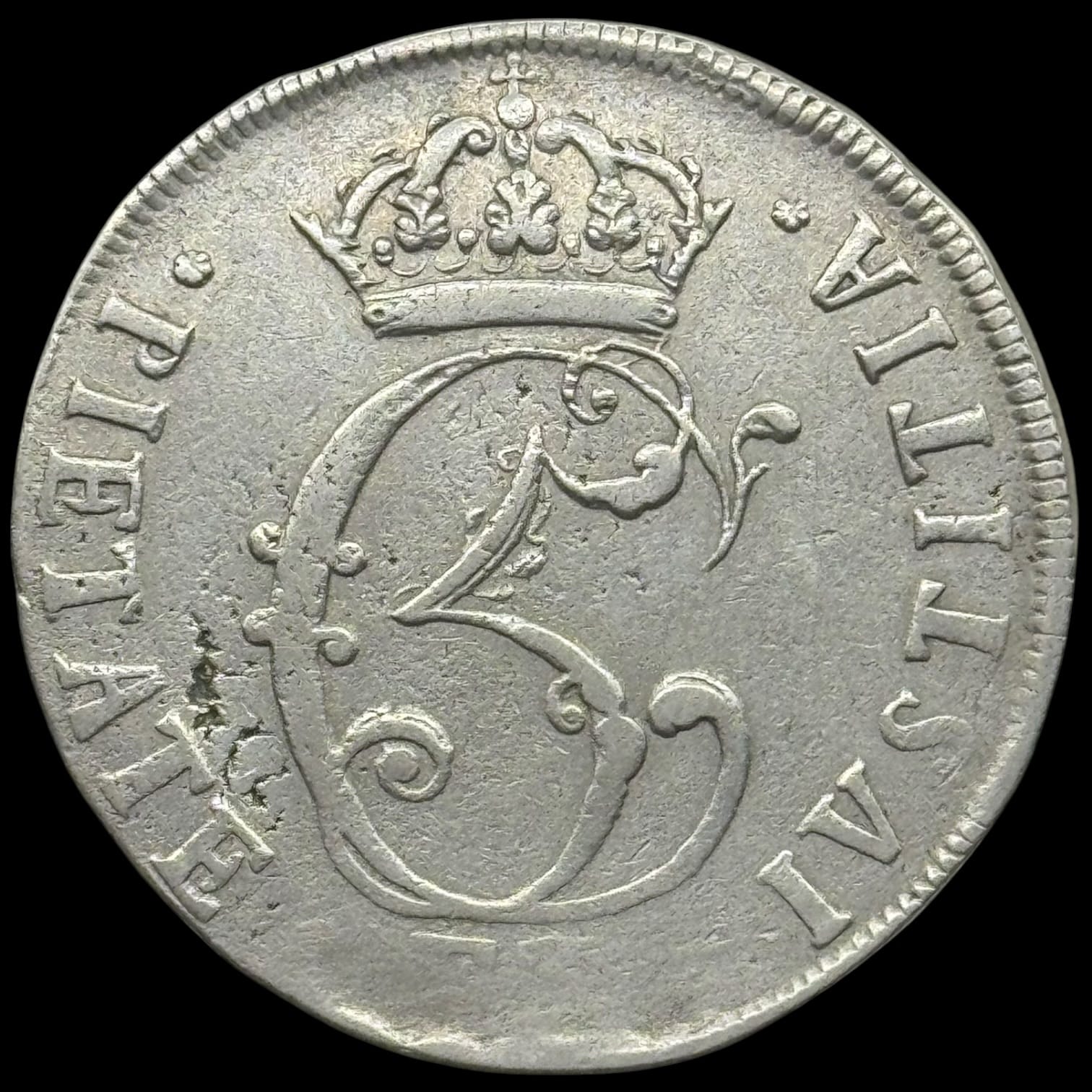 1676, 4 mark / krone, Chr.V, Sieg 35.1, Hede 68A, Kva. 1+-1 - Image 2