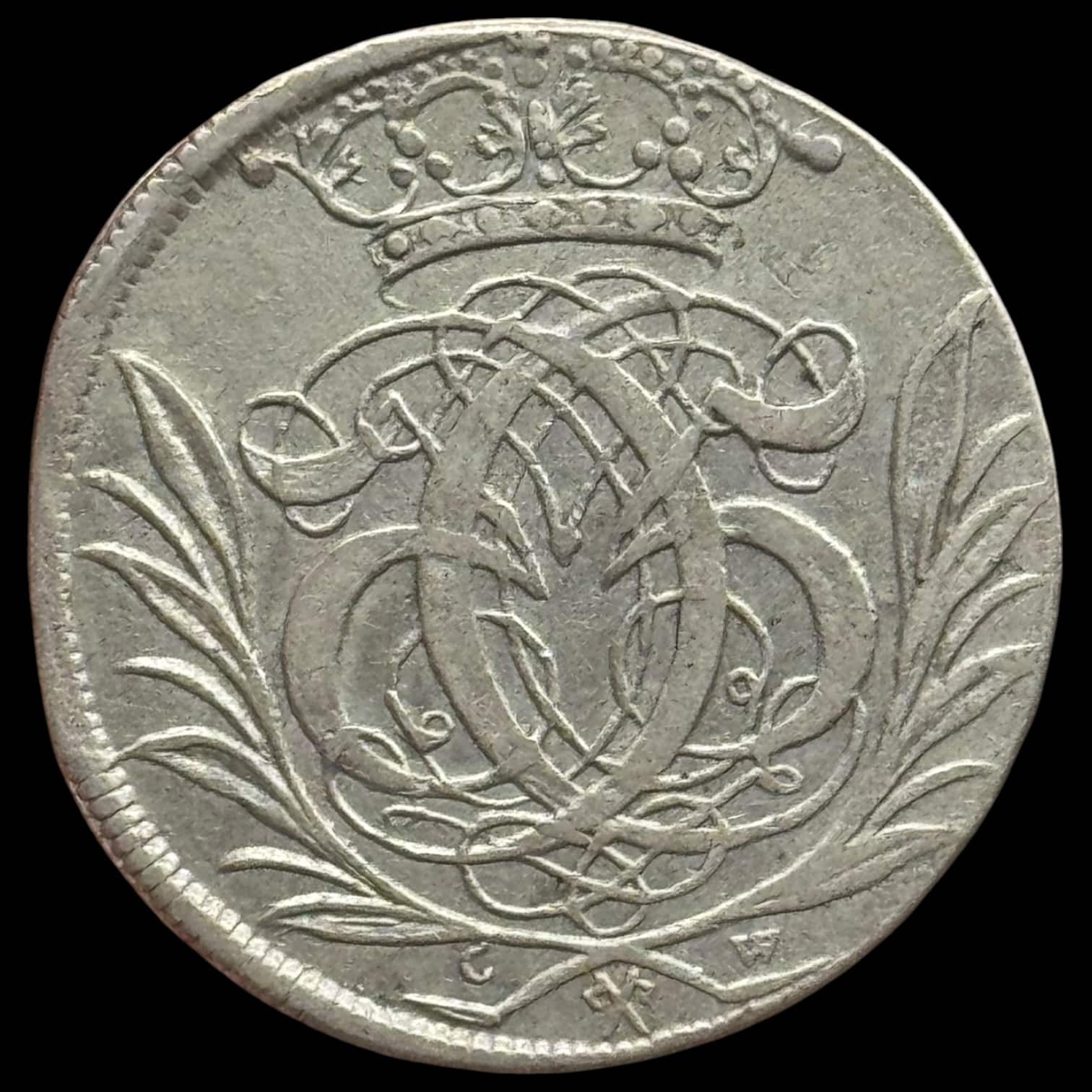 1693, 2 mark, Glückstadt, Chr.V, Sieg 135.1, Hede 126A, Kva. 1+ - Image 2