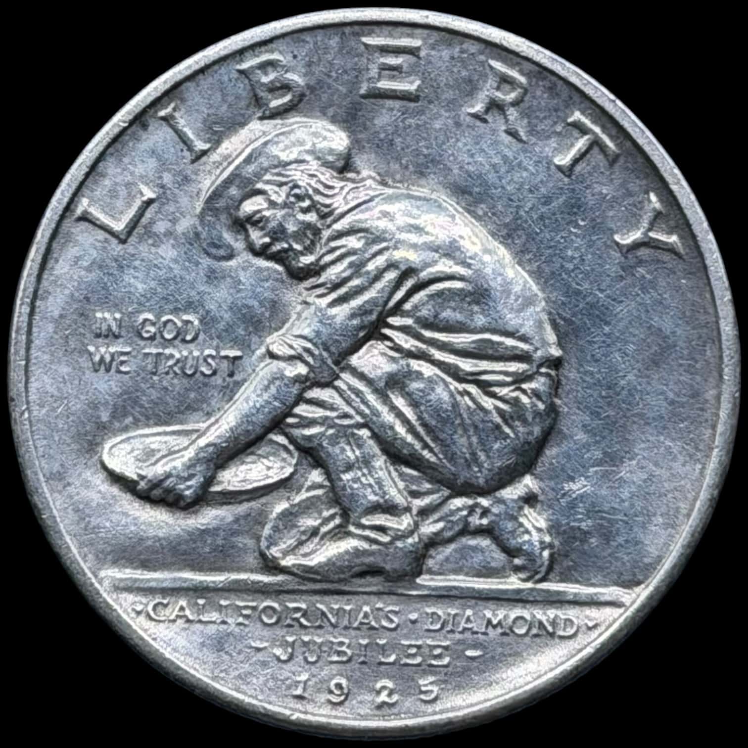 USA, 1/2 dollar 1925, California Diamond Jubilee, Kva. 01