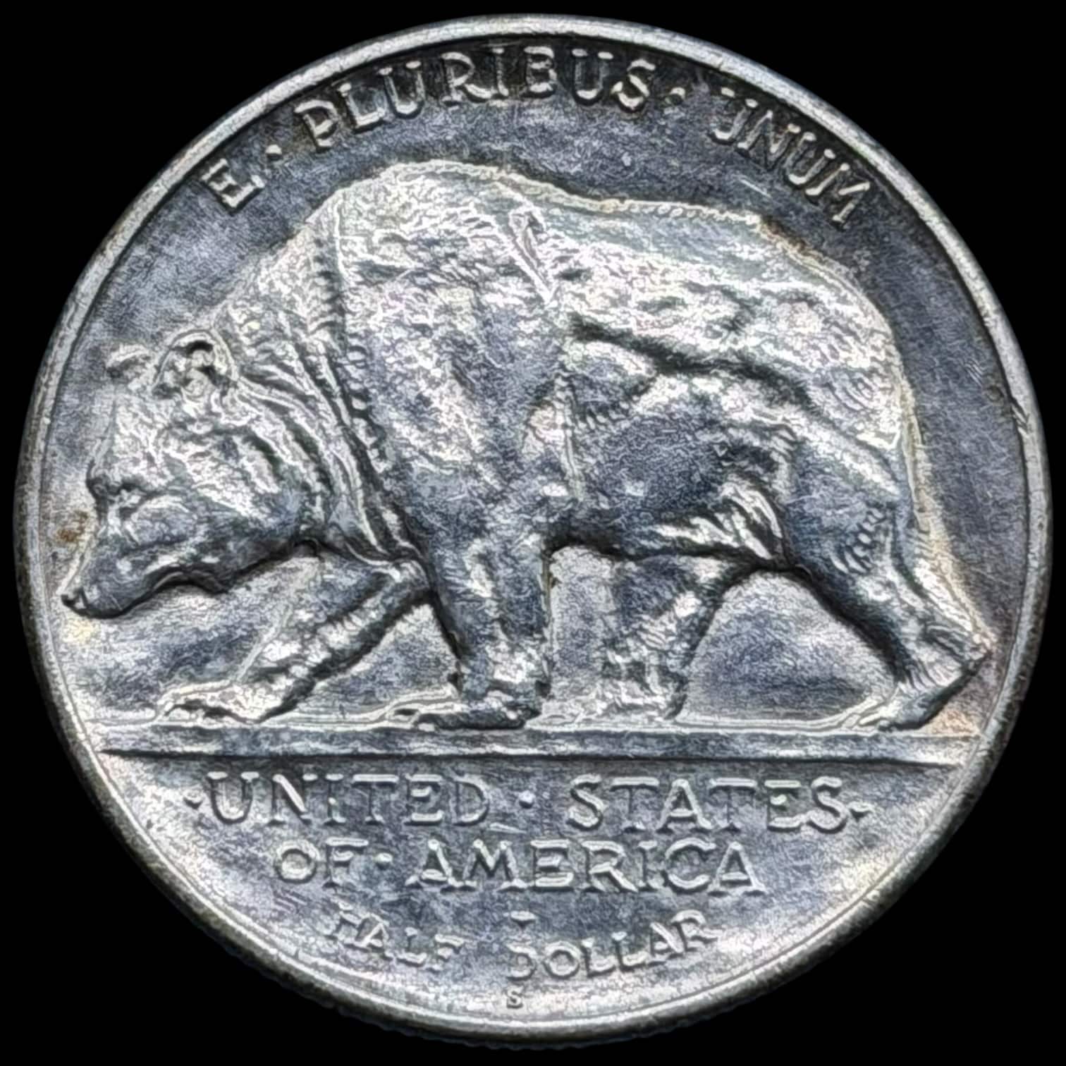 USA, 1/2 dollar 1925, California Diamond Jubilee, Kva. 01 - Image 2