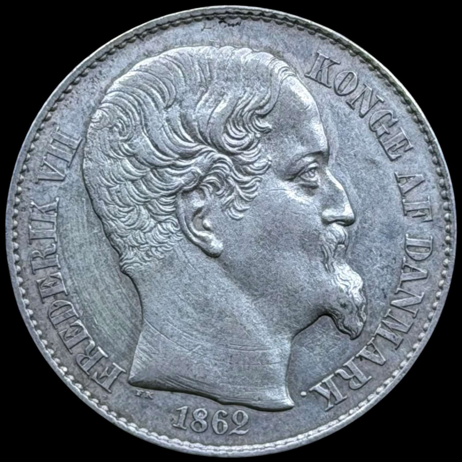 Dansk Vestindien, 20 cent 1862, Fre.VII, Sieg 19, Hede 19, KM 67, Kva. 01