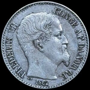 Dansk Vestindien, 10 cent 1862, Fre.VII, Sieg 18, Hede 20, KM 66, Kva. 1+