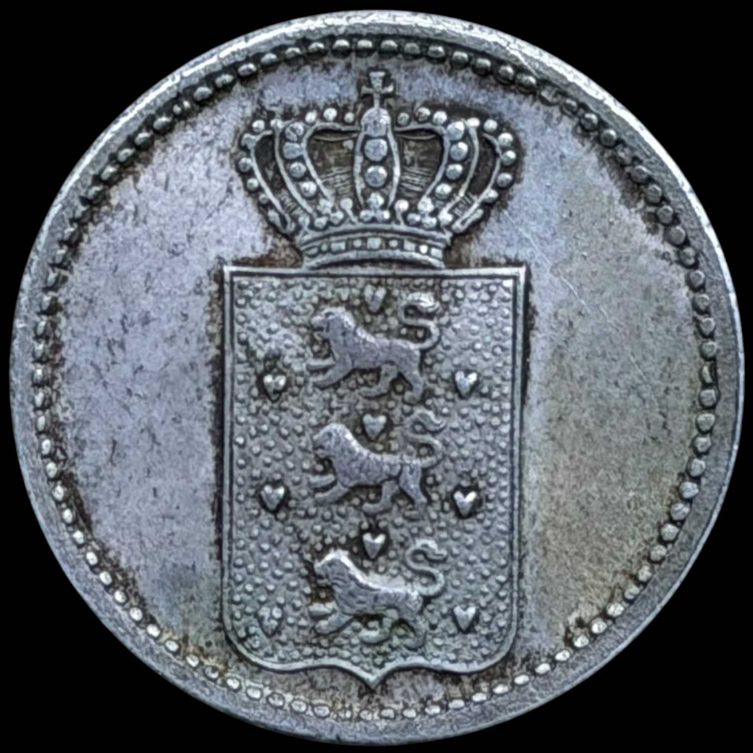 Dansk Vestindien, 20 skilling 1816, Sieg 13.1, Hede 10, KM 15, Kva. 01-1+ rester af møntskær - Image 2