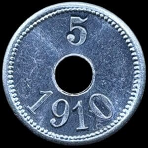 Grønland, 5 øre 1910, Thule Kap York, Sieg 6.1, Kva. 0