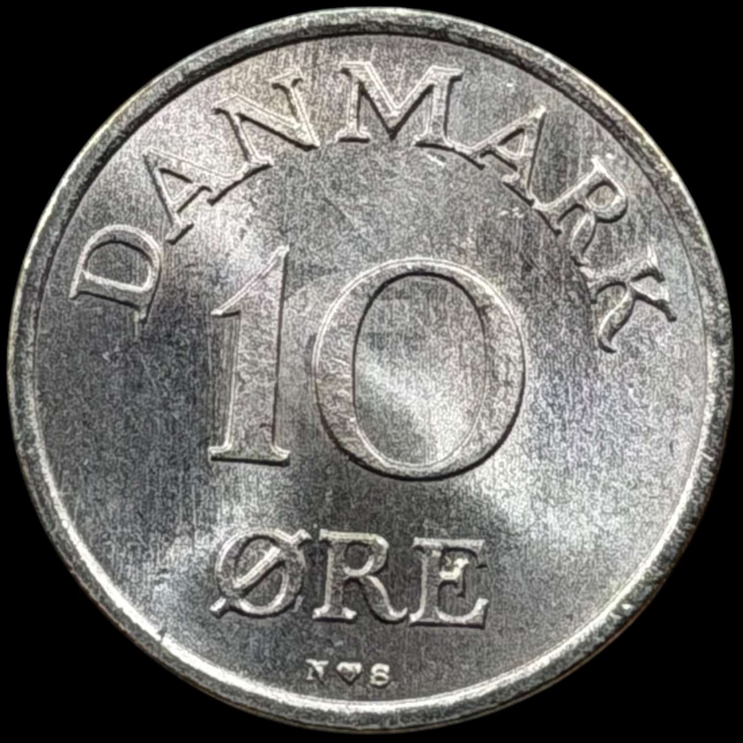 1949, 10 øre, Fre.IX, Sieg 13.1, Hede 10A, Kva. 0-S - Image 2