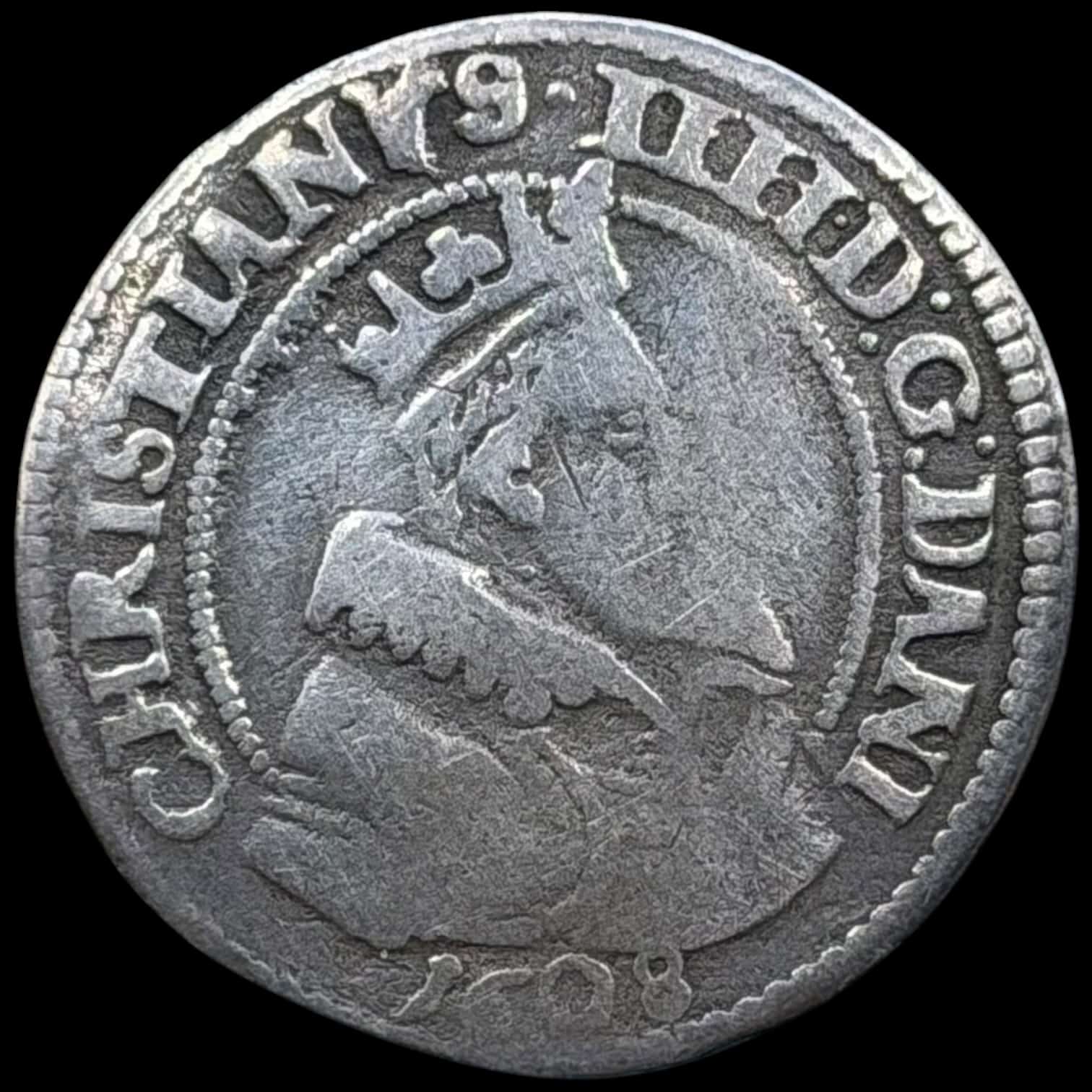 1608, 8 skilling, Chr.IV, Sieg 54.2, Hede 93A, Kva. 1