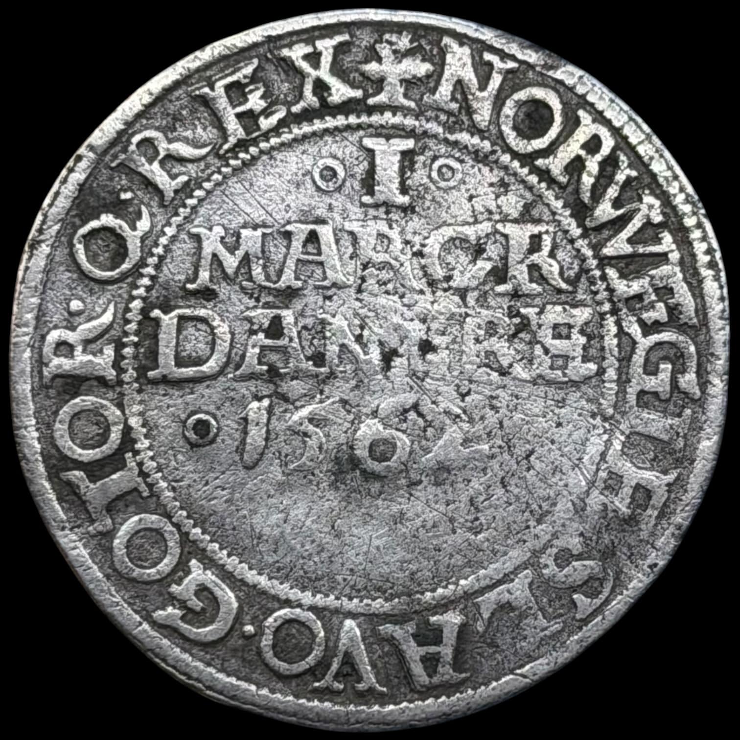 1562, 1 mark, Fre.II, Sieg 15.2, Hede 9B, Kva. 1-1+