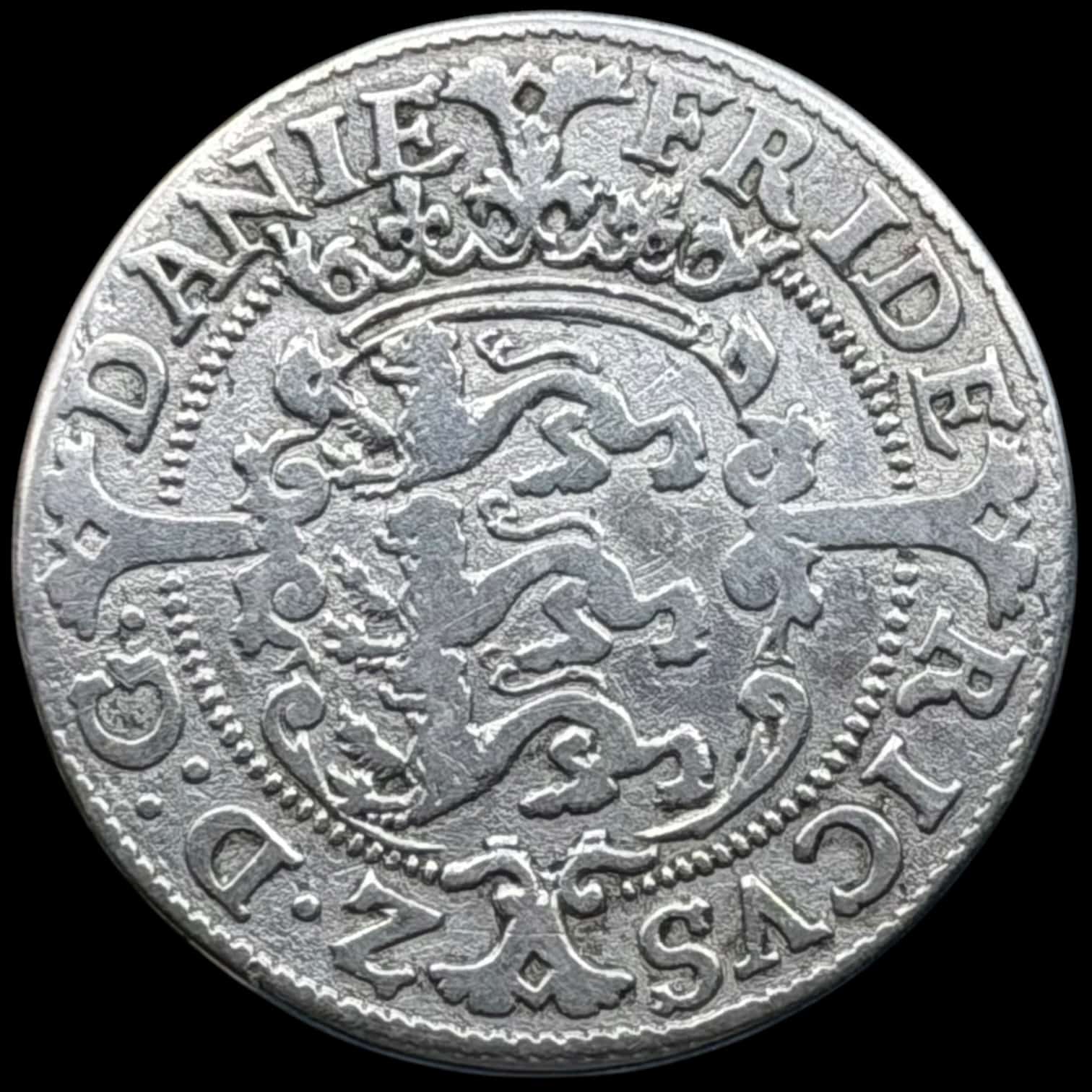 1583, 8 skilling, Fre.II, Sieg 14, Hede 26, Kva. 1+ - Image 2
