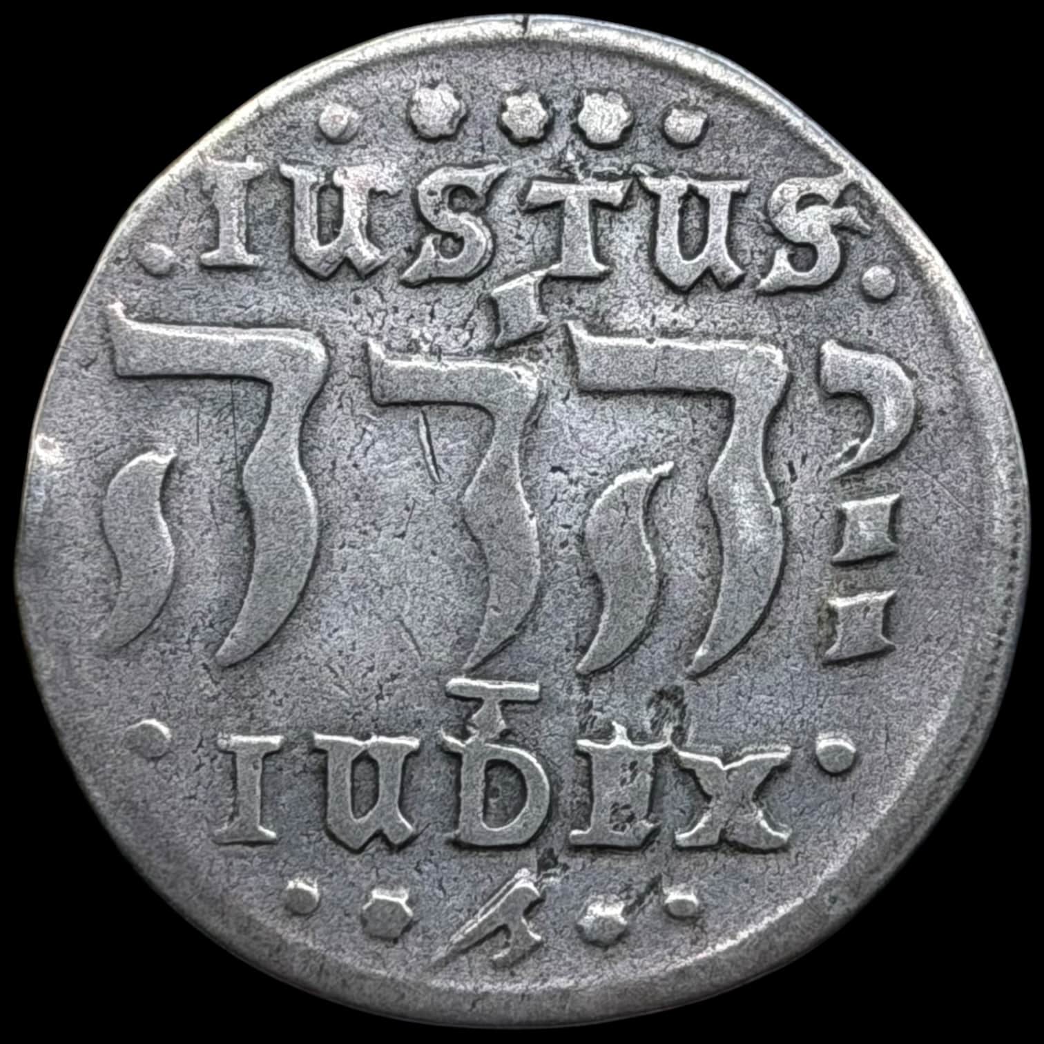 1645, 2 mark, Chr.IV, Sieg 76.2, Hede 148, Kva. 1-1+ - Image 2