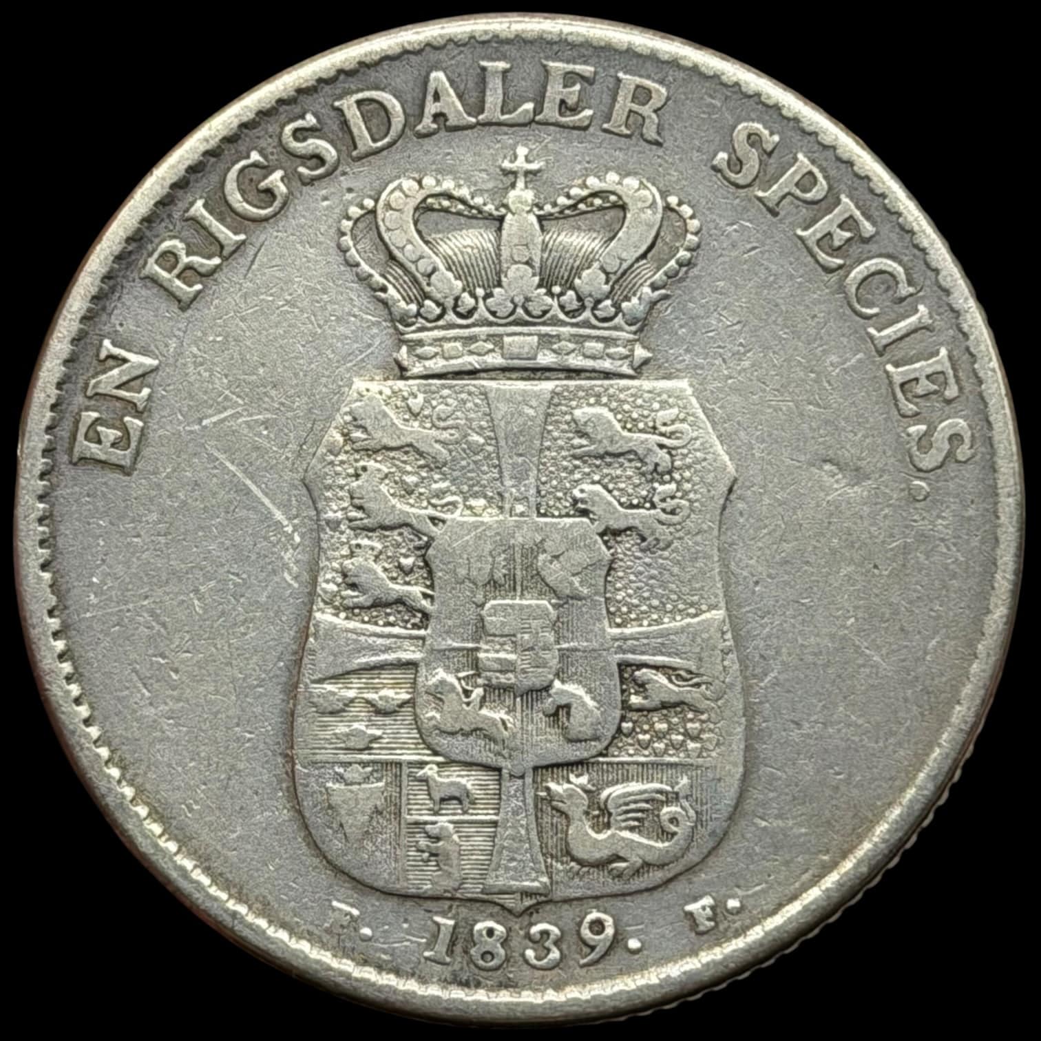 1839 FF, speciedaler, Fre.VI, Sieg 30.4, Hede 26D, Kva. 1