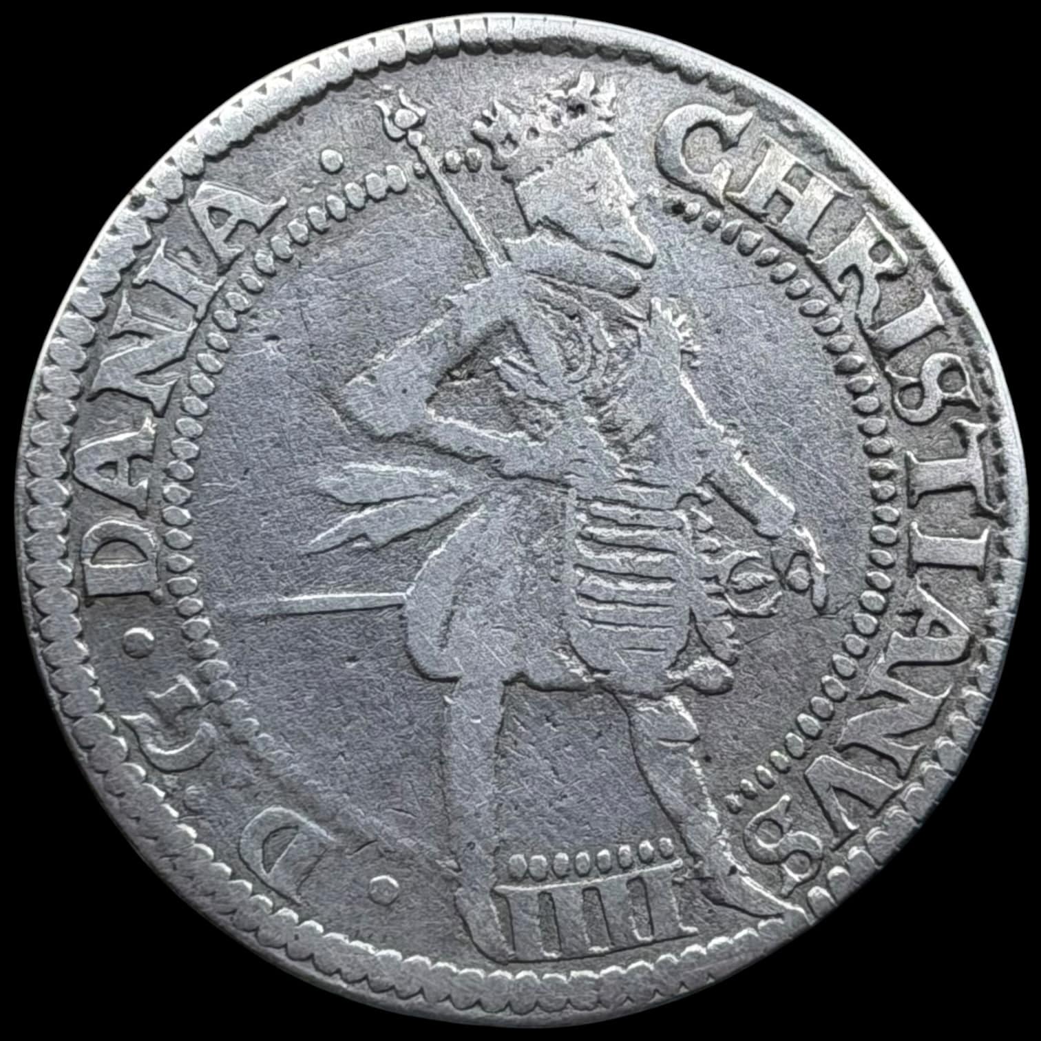 1619, 1/2 krone, Chr.IV, Sieg 79.7, Hede 107B, Kva. 1+-1 - Image 2