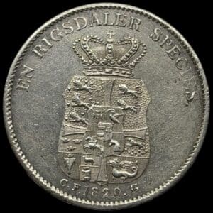 1820 CFG, speciedaler, Fre.VI, Sieg 30.1, Hede 26A, Kva. 01-1+