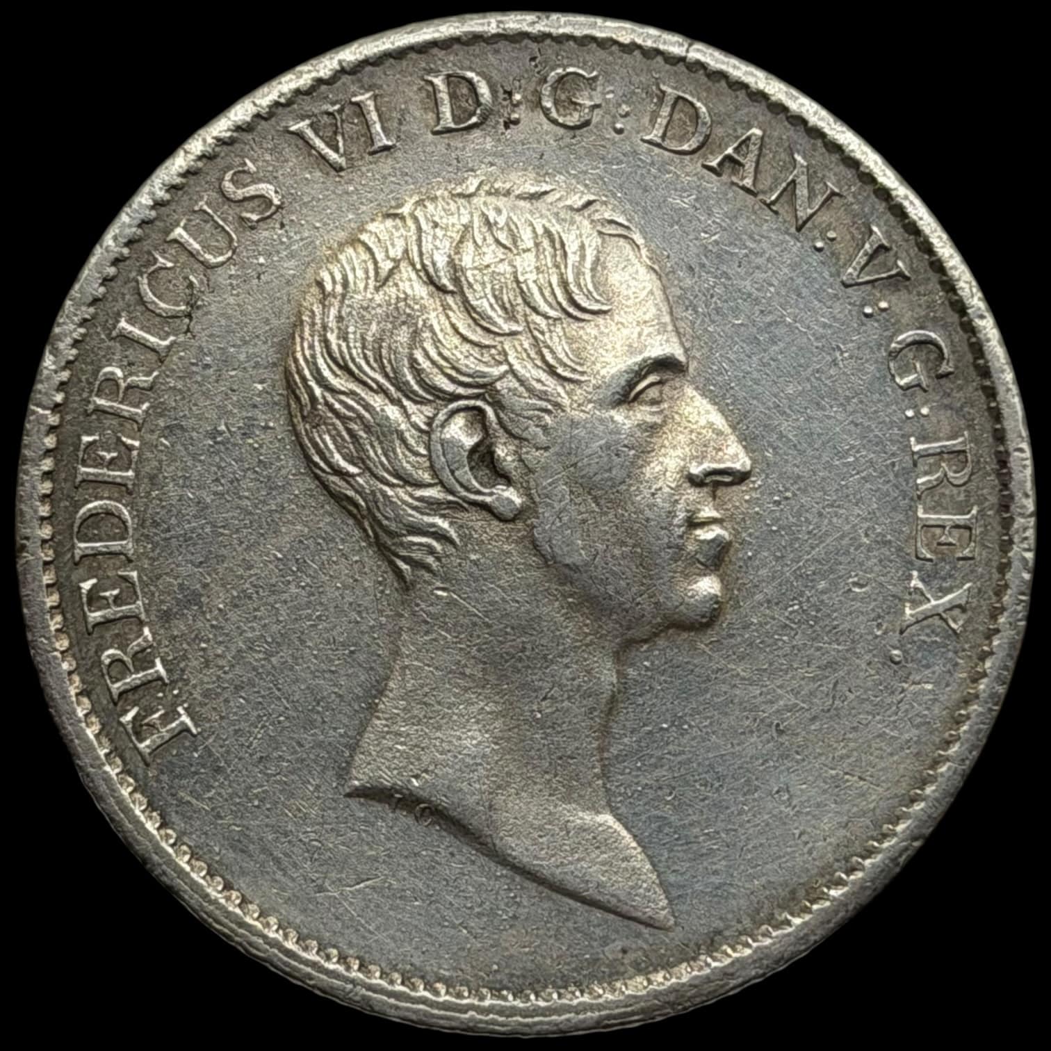 1820 CFG, speciedaler, Fre.VI, Sieg 30.1, Hede 26A, Kva. 01-1+ - Image 2