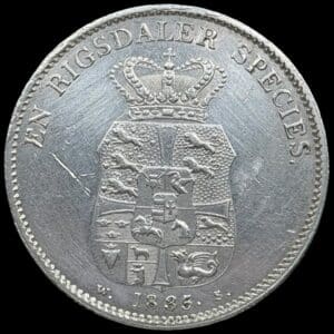 1835 WS, speciedaler, Fre.VI, Sieg 30.3, Hede 26C, Kva. 01-1+ let renset
