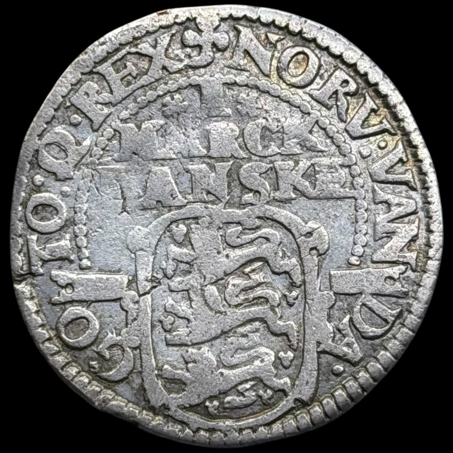 1615, 1 mark, Chr.IV, Sieg 68.3, Hede 99C, Kva. 1 - Image 2