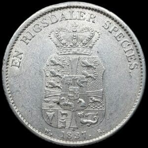1837 WS, speciedaler, Fre.VI, Sieg 30.3, Hede 26C, Kva. 1+