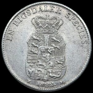 1822 FF, speciedaler, Fre.VI, Sieg 30.4, Hede 26D, Kva. 01-1+
