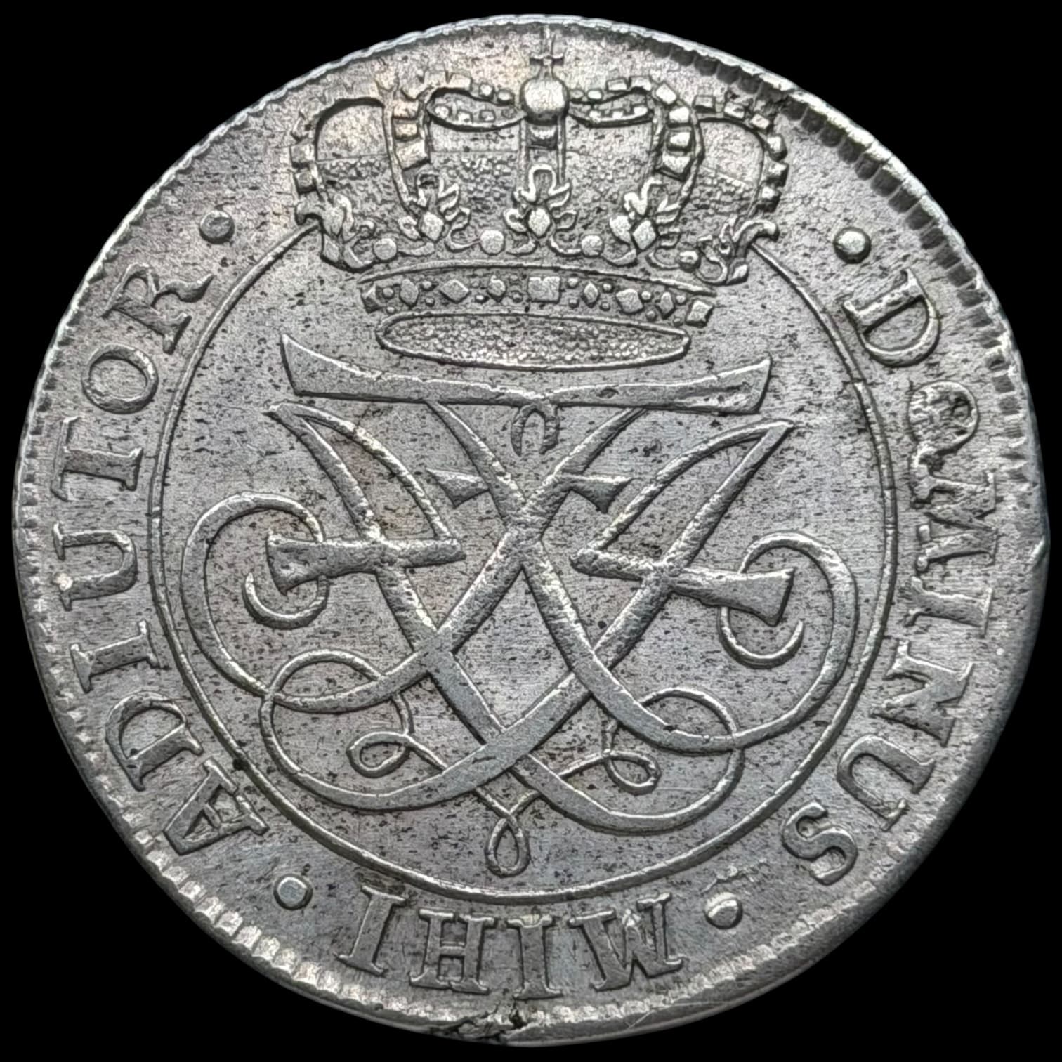 1724, 1 krone, Fre.IV, Sieg 20, Hede 40, Kva. 01-1+ - Image 2