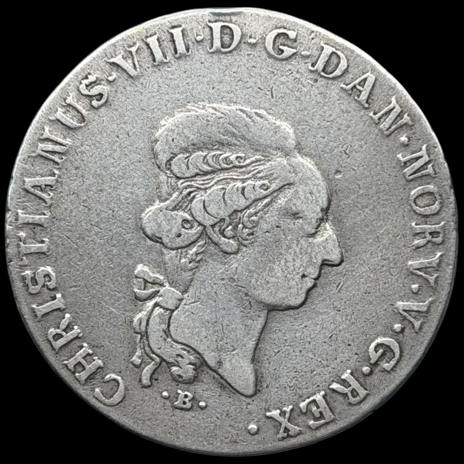 1797 MF, 1 speciedaler, Chr.VII, Sieg 25.1, Hede 13A, Kva. 1+ - Image 2