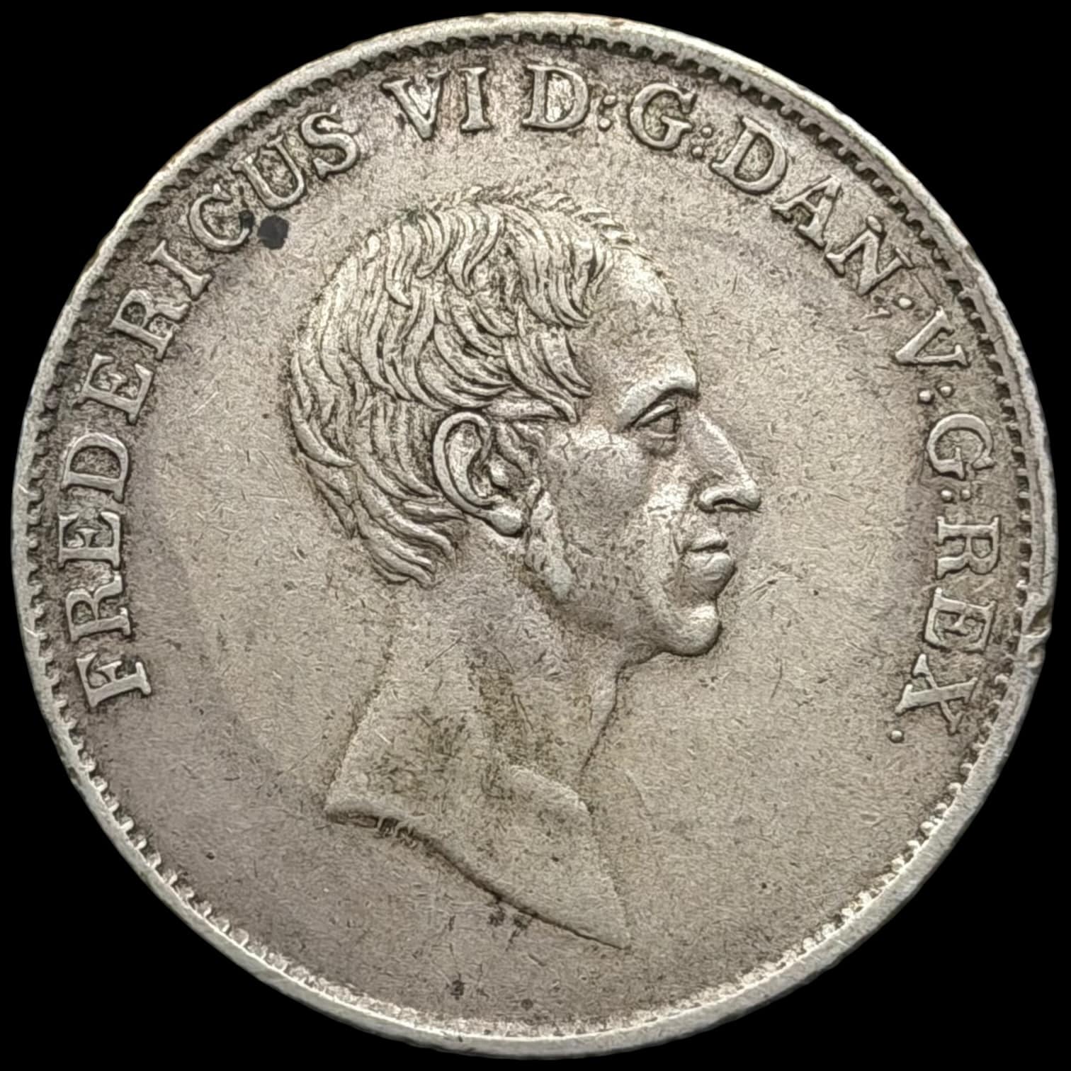 1838 WS, 1 speciedaler, Fre.VI, Sieg 30.3, Hede 26D, Kva. 1+ - Image 2