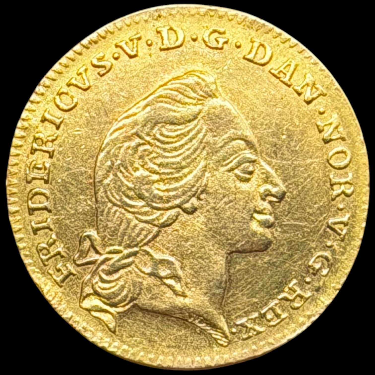 1760 VH, Kurant dukat / 12 mark, Fre.V, Sieg 21.3, Hede 22C, Kva. 1+-01 svag renset - Image 2