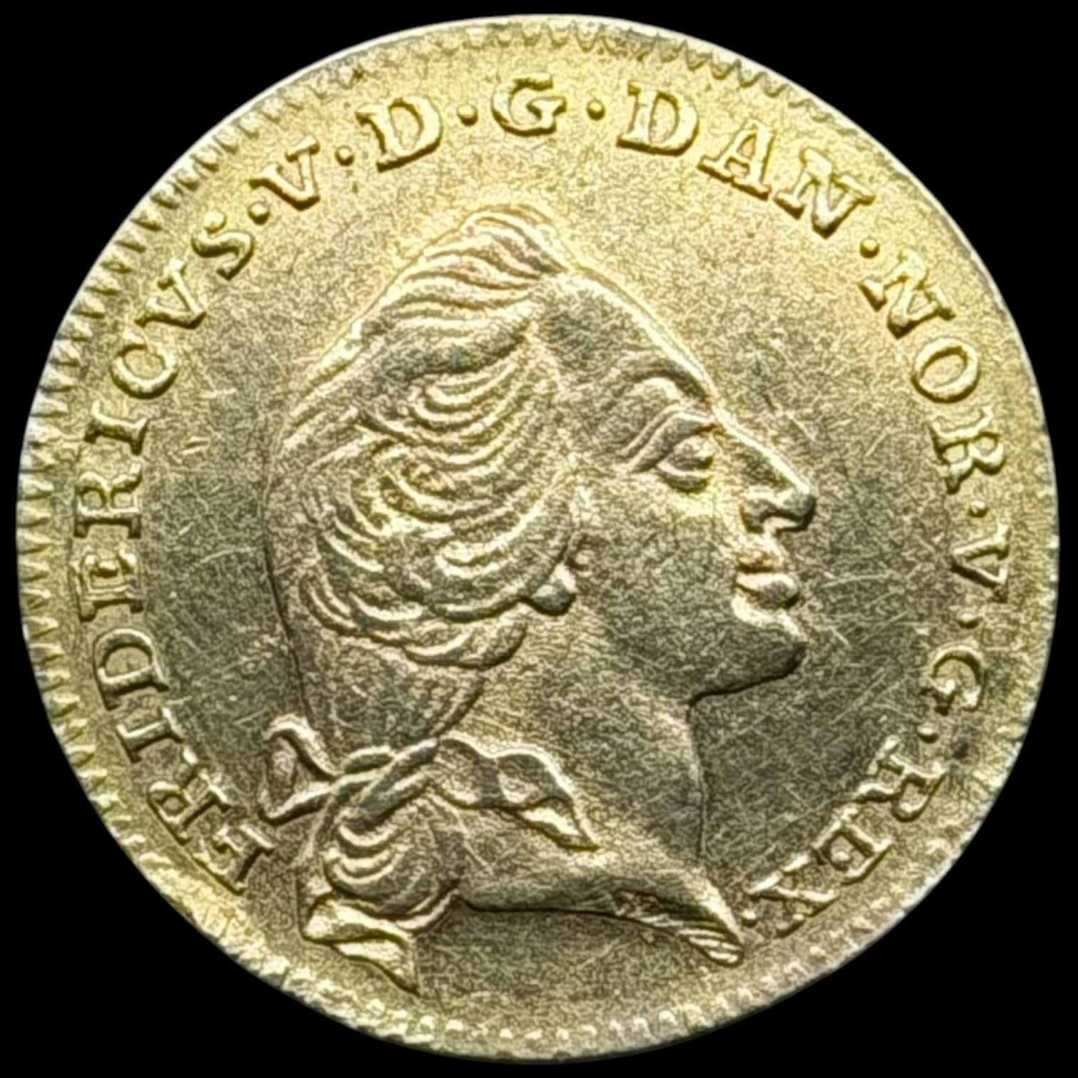 1760 VH, Kurant dukat / 12 mark, Fre.V, Sieg 21.3, Hede 22C, Kva. 1+-01 svag renset - Image 4
