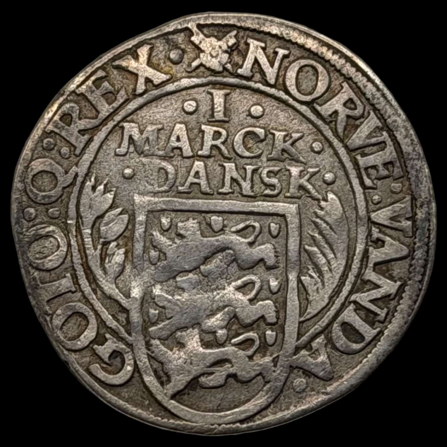 1608, 1 mark, Chr.IV, Sieg 66.2, Hede 95A, Kva. 1+-1 - Image 2