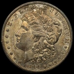 USA, Morgan dollar 1890 S, KM 110, Kva. 01 ks.