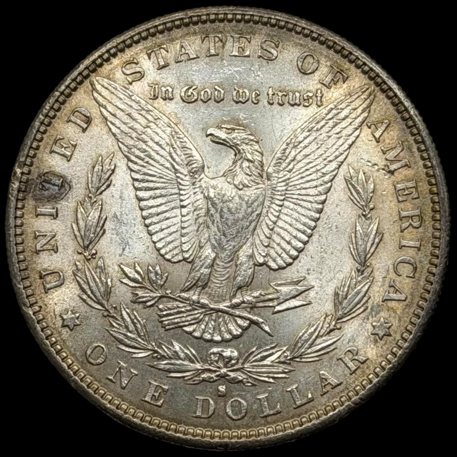 USA, Morgan dollar 1890 S, KM 110, Kva. 01 ks. - Image 2