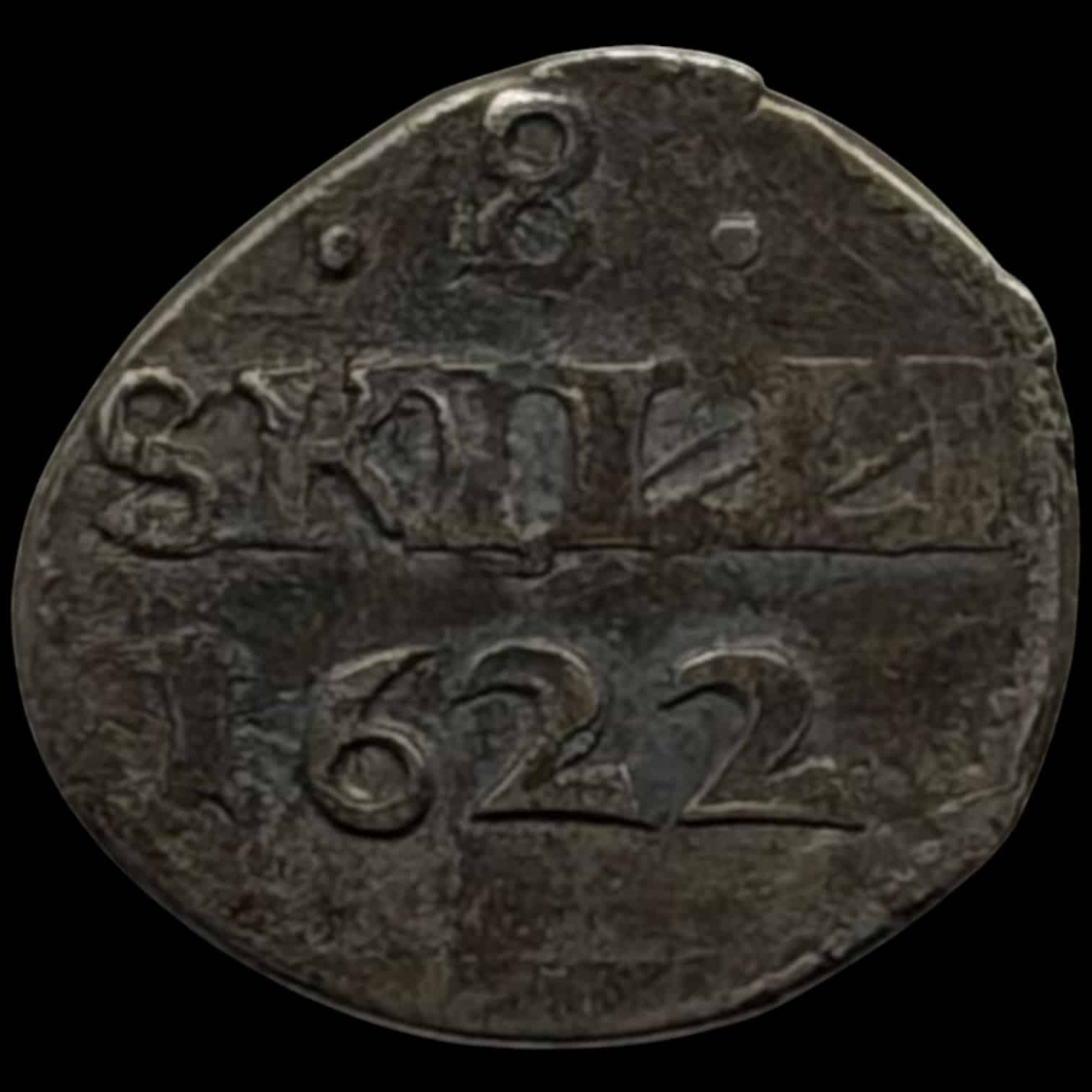 1622, 8 skilling 1622, Chr.VI, Sieg 58.2, Hede 122, Kva. 1-1+