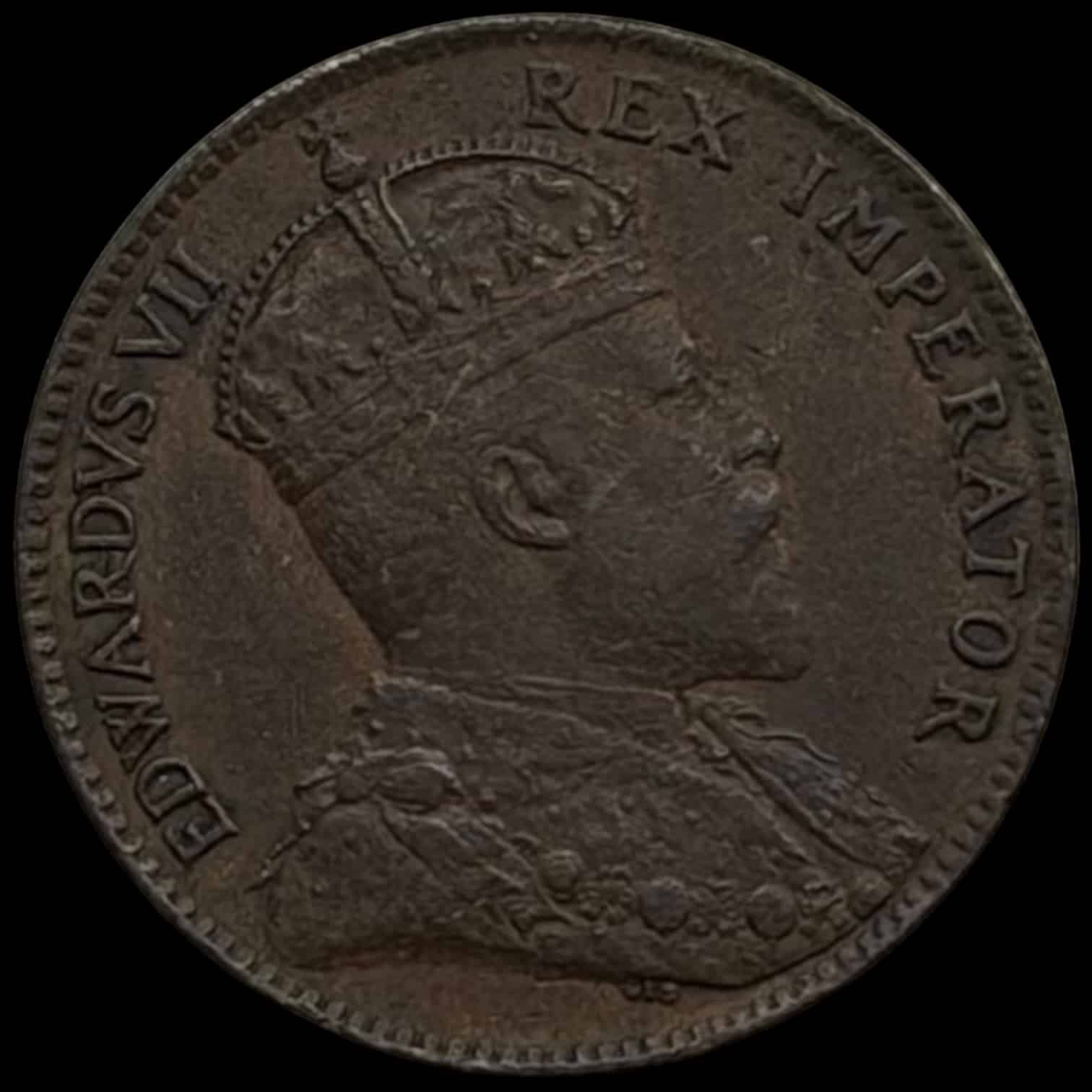Britisk Cypern, 1/4 Piastre 1902, Edward VII, KM 8, Fitikides 44, Kva. 1+-01