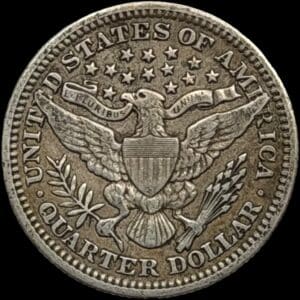 USA, Quarter dollar / 25 cents 1910, KM 114, Kva. 1+