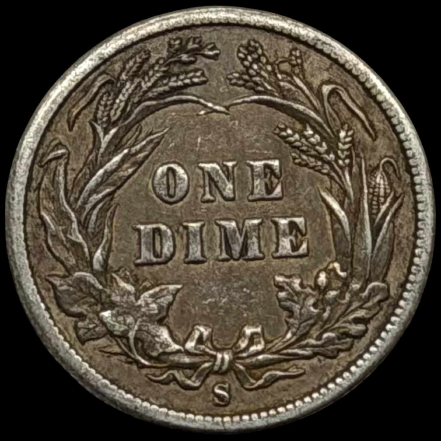 USa, One dime 1896 "Barber dime", KM 113, Kva. 1+-01 key date - Image 2